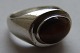 Just Andersen Sterling Silver Ring with Tigereye stone #618. Measures 1,8cm and is in good ...