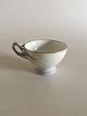 Danam Antik presents: Bing & Grondahl Heron Pattern Tea Cup with gold