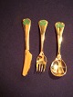 Georg Jensen Årsske 1979 sold fork 1979   sold knife 1979  sold Dkr. 350 -