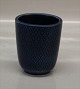 Klosterkælderen presents: Aluminia Marselis2639 Marselis Dark Blue Vase 11 x 9 cm Nils Thorsson