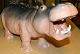 Royal Copenhagen 309 Pigmy hippopotamus. Designed by Princess Marie in 1901. Measuring 18 x 34 ...