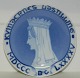 Commemorative Plate in porcelain by Bing & Grondahl - Women exhibition in 1895. Motif with Queen ...
