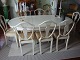 Osted Antik presents: Heppelwhite dining room in white. 5000m2 Showroom.