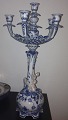 Danam Antik presents: Royal Copenhagen Blue Fluted Full Lace 6 armed Candelabra #1006