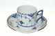 Antik Huset presents: RC Blue Fluted Half Lace, Chocolate cup and saucer.