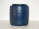Saxbo art
pottery
Lidded
marmelade jar
with blue glaze