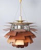 L Art presents: Poul Henningsen: "PH-Artichoke". Pendant of copper.