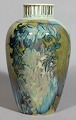 L Art presents: Large hand painted Rosenthal "Rosari" Art nouveau vase in porcelain.
