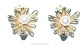 Gold earrings
with pearl, 14
Carat