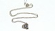 Necklace &
Pendant with
Pearl, 14 Carat