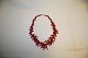 Coral necklace.