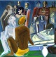 "Alexander's
death" Oil on
canvas.