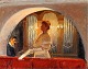 "Concert in
Skagen Church"
A large
painting
hanging on ...