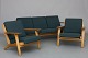 Hans J. Wegner
/ Getama.
Pair of Lounge
chairs & sofa,
...