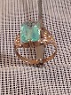 Ring with green
stone. (Stone
very worn).
Gold 8 ...