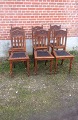 6 pcs.
High-backed
chairs in
stained oak.
Danish. ...