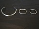 Neck ring and
bangles in
sterling
silver.
Round ...