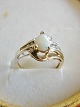 Gold ring with
opal and small
diamonds - 14
carat gold -
...