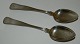 Pair of spoons
in silver 19th.
century