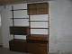 Shelving system
with uprights,
cabinets and
shelves