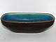 Saxbo art
pottery
Oblong bowl
with blue glaze