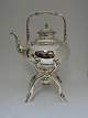 Hot water
kettle and
burner.
Silver (830)
made by
F. Dahl
