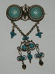 Norwegian
brooch in
sterling silver
with enamel