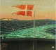 "The Flag"
Danish art, oil
on canvas.