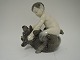 Royal
Copenhagen.
Faun with bear