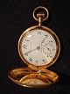 Stentoft Antik presents: Pocket Watch Double enclosure TiffanyGold 18k 16 Jewls, three Adjust´tsSwitzerland