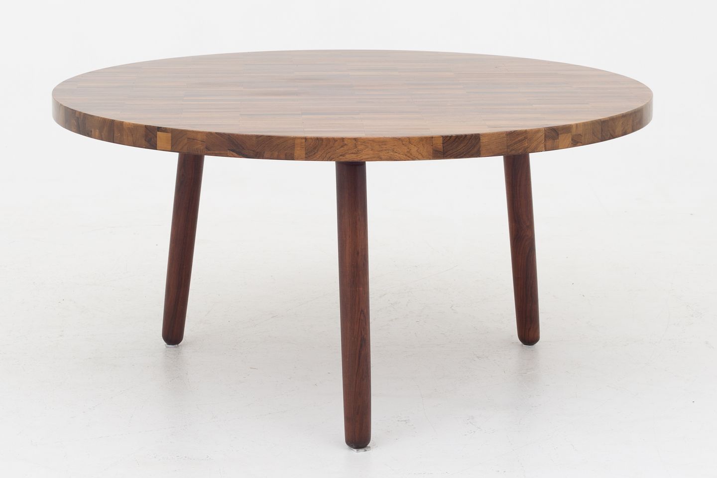 Worldantique Net Round Coffee Table Danish Modern Solid Rosewood Round Coffee Table Danish Modern Solid Rosewood Nice Vintage Condition