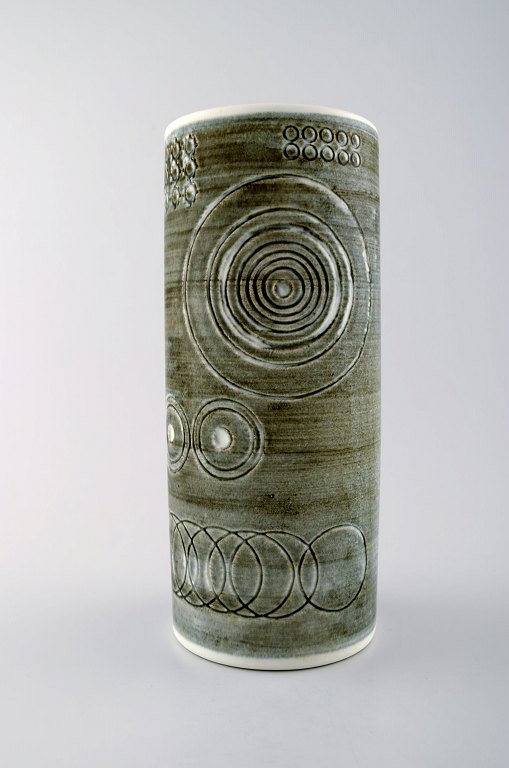 Retro vase "Sarek", stoneware, Olle Alberius, Rörstrand. 1960 / 70 s.