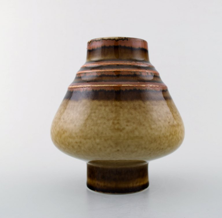 Retro vase, stoneware, Olle Alberius, Rörstrand. 1970 s.
