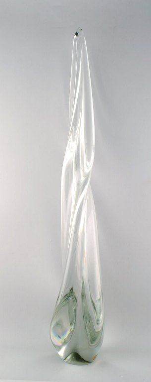 Colossal art glass sculpture in crystal by Adam Jablonski (born 1936), Poland. 
1980 s.
