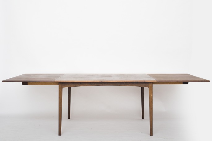Worldantique.net danish design dinning table with 2 leaves ... Dansk design spisebord