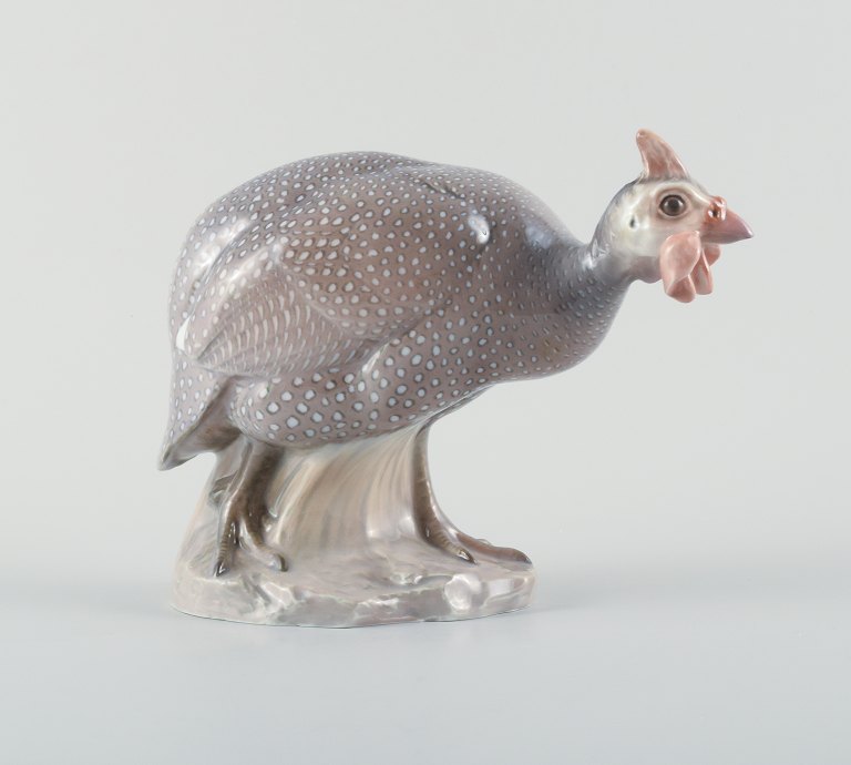 Extremely rare Bing & Grondahl, B&G 1735, guinea fowl.