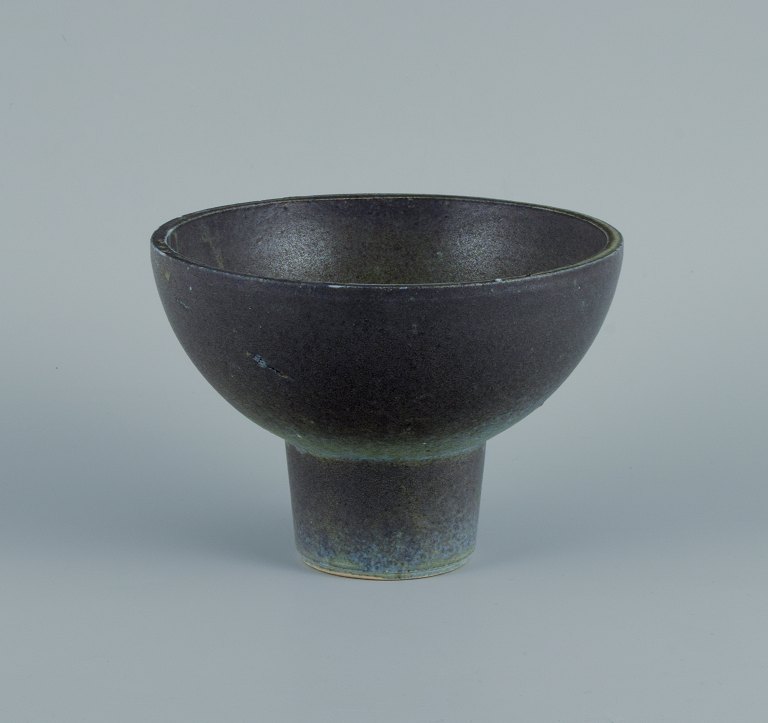 European studio ceramicist.
Unique vase in grey-green glaze.