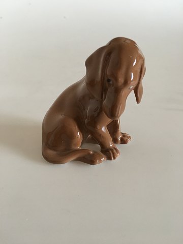 Bing and Grondahl Figurine Dachshund No. 1755