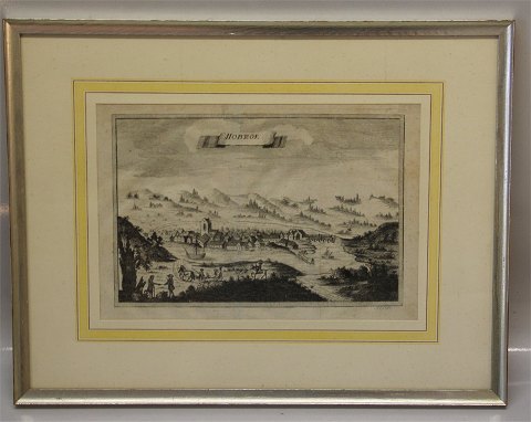 Old Etching Hobro 1764