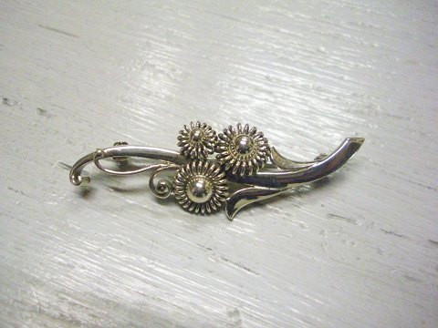 Just Andersen sterling sølv broche