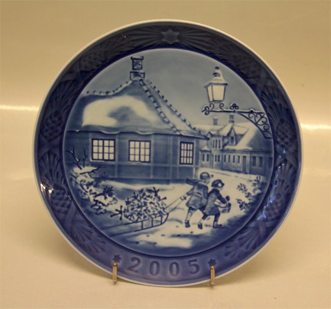 Royal Copenhagen Christmas plate 2005 Hans Christian Andersen House
