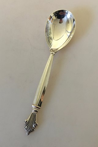 Georg Jensen Sterling Silver Acanthus Jam Spoon No 163