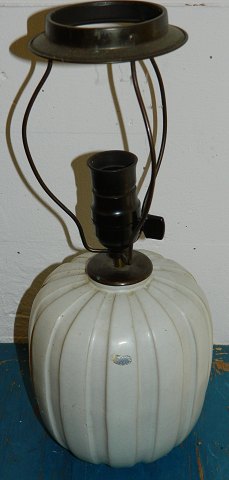 White lamp base from Upsala-Ekeby, Sweden