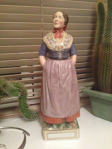 Royal Copenhagen Overglaze figurine of woman from The Faroe Islands No 12221