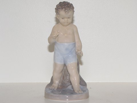 Royal Copenhagen
Art Nouveau figurine, boy in swimming trunks from 1898-1923