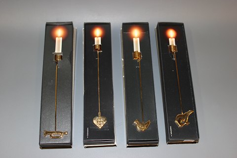 Georg Jensen Christmas lights candleholder  Designed by Andreas Mikkelsen in 
original boxes. 5000 m2 showroom.