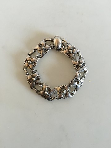 Georg Jensen Sterling Sølv Armbånd No 37 fra 1933-1944