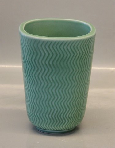 Aluminia Copenhagen Faience
 2645 Marselis Mint Green 16 x 12 cm Nils Thorsson