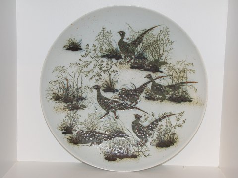 Royal Copenhagen
Large Diana platter with pheasants by Nils Thorsson