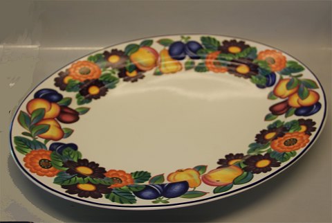 734 Large oval platter 50 x 40 cm (1739734) holes for hanging
 Golden Summer Royal Copenhagen Faience